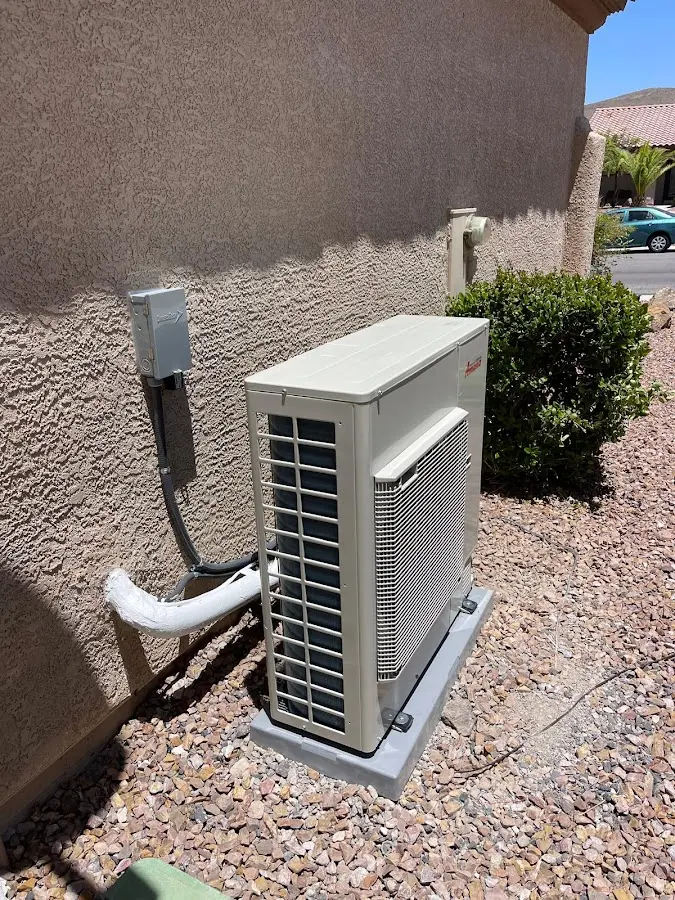 Residential air conditioning condenser unit in Old Fig Garden